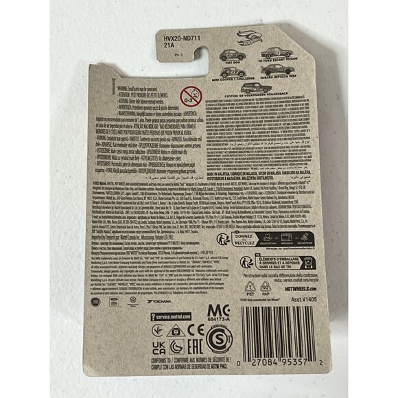 Hot Wheels 2024 Fiat 500 Purple HW Spring Series 1/5 Diecast Car - Picture 2 of 6